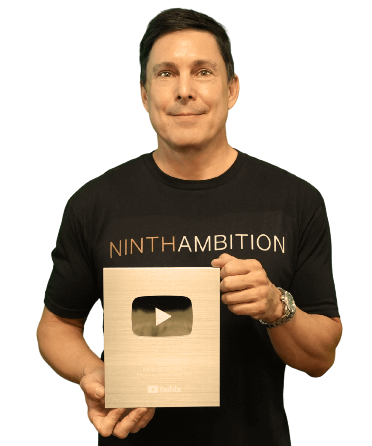 Sterling Caporale Getting YouTube Award